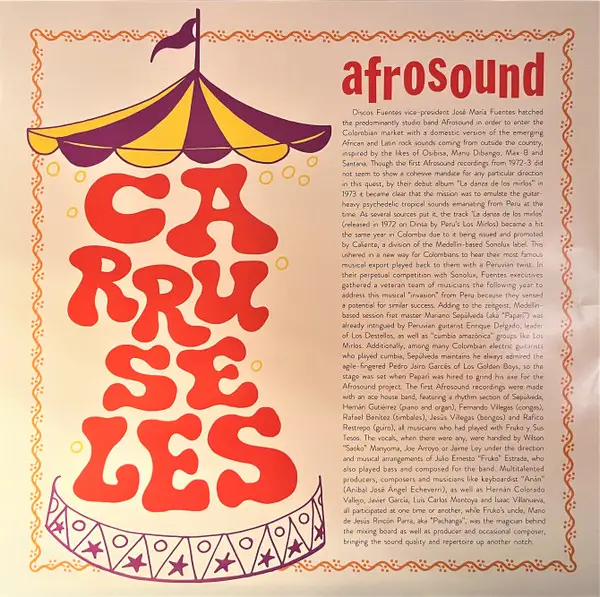 Afrosound - Carruseles (LP, Album, Reissue, Remastered) - фото №3