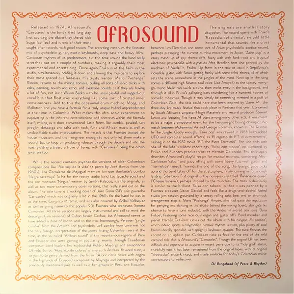 Afrosound - Carruseles (LP, Album, Reissue, Remastered) - фото №4