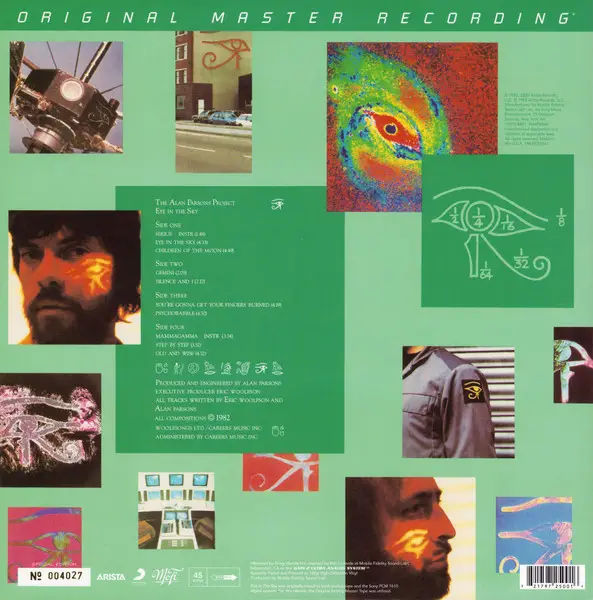 The Alan Parsons Project - Eye In The Sky (2 пластинки, 180 грамм, Раскладная обложка, 45 об/мин, Альбом, Пронумерованный, Переиздание, Ремастеринг, Специальное издание) - фото №3