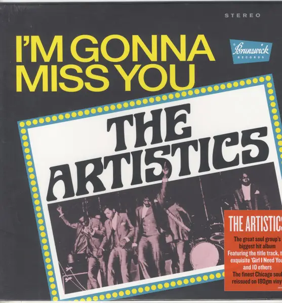 The Artistics - I'm Gonna Miss You (Альбом, Переиздание)