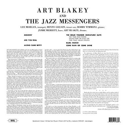 Art Blakey & The Jazz Messengers - Art Blakey And The Jazz Messengers (180 грам, Розкладна обкладинка, Альбом, Deluxe видання, Перевидання) - фото №3