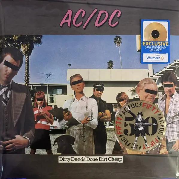 AC/DC - Dirty Deeds Done Dirt Cheap (Gold, 180g, LP, Album, Reissue, Remastered, Stereo)