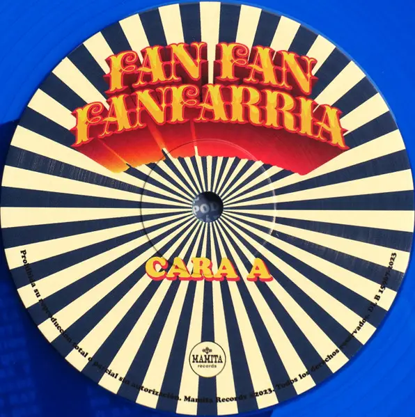 Amparanoia & Artistas Del Gremio - Fan Fan Fanfarria (Синій, 45 об/хв, EP) - фото №3
