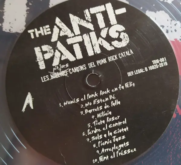 The Anti-Patiks - Les Pitjors Cançons del Punk Rock Català (45 об/мин, Сборник, Deluxe издание, Лимитированое, Ремастеринг, Специальное издание) - фото №6