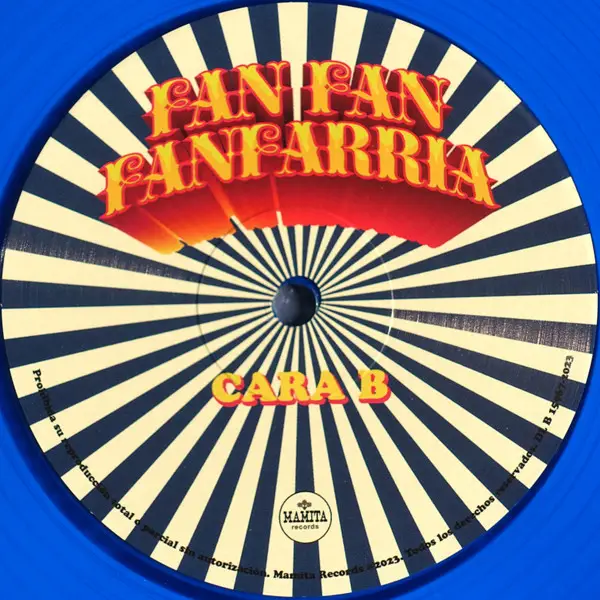 Amparanoia & Artistas Del Gremio - Fan Fan Fanfarria (Синій, 45 об/хв, EP) - фото №4