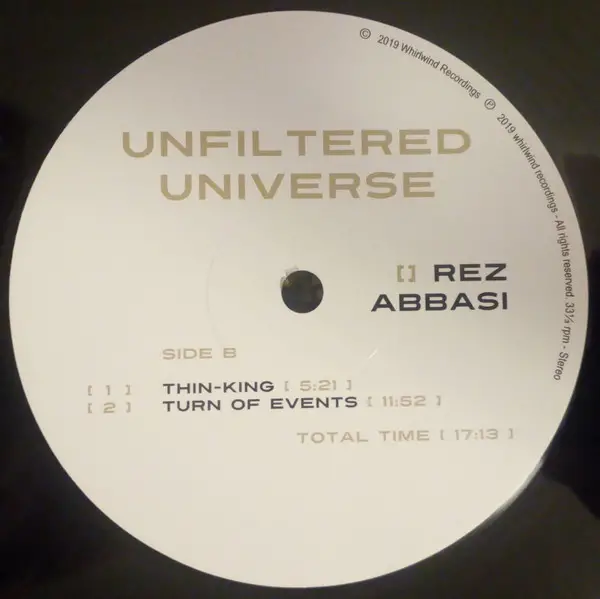 Rez Abbasi - Unfiltered Universe  (2 платівки, Album) - фото №6