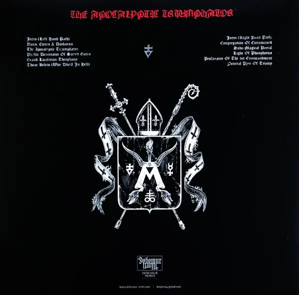 Archgoat - The Apocalyptic Triumphator (Кроваво-красный, Красный, Чёрный, Альбом, Переиздание, Дополнительная печать) - фото №2