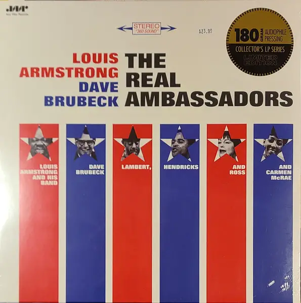 Louis Armstrong And His Band & Dave Brubeck & Lambert, Hendricks & Ross & Carmen McRae - The Real Ambassadors (180 грам, Альбом, Лимітоване, Перевидання)