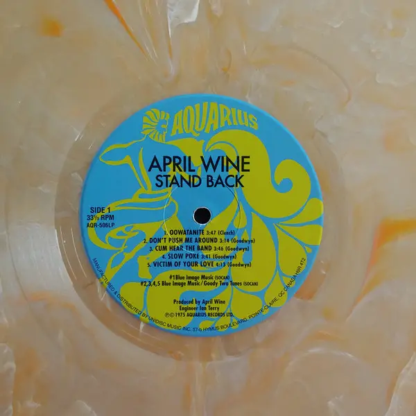 April Wine - Stand Back (Раскладной внутренний конверт, Белый, Альбом) - фото №7