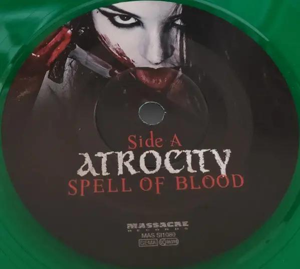 Atrocity - Spell Of Blood (Зелёный, Сингл, Лимитированое) - фото №2