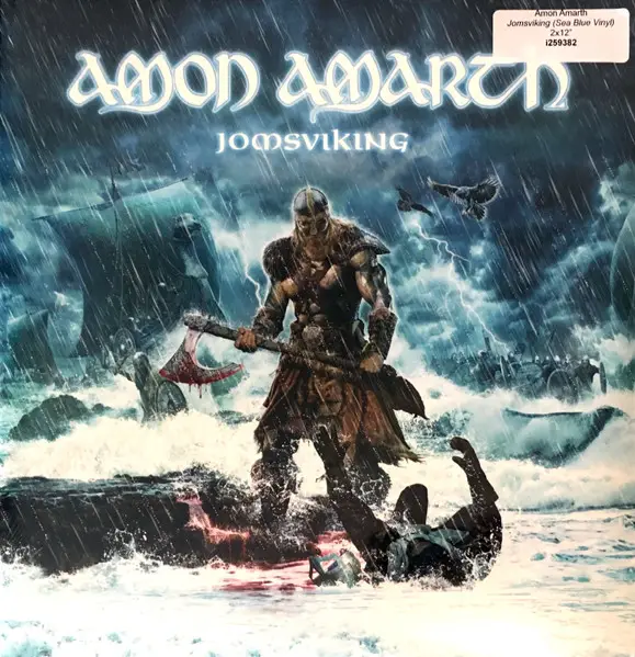 Amon Amarth - Jomsviking (2 пластинки, Синий, Прозрачный, Альбом, Лимитированое, Переиздание)