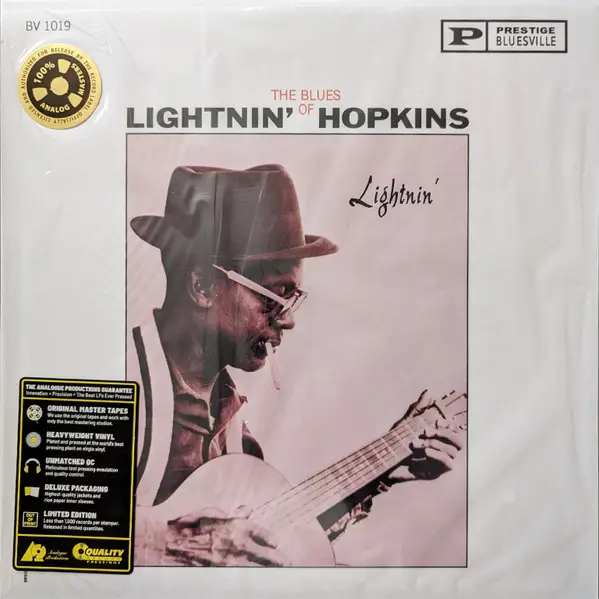 Lightnin' Hopkins - Lightnin' (The Blues Of Lightnin' Hopkins)  (200g, LP, Album, Reissue, Repress, Stereo) - фото №9