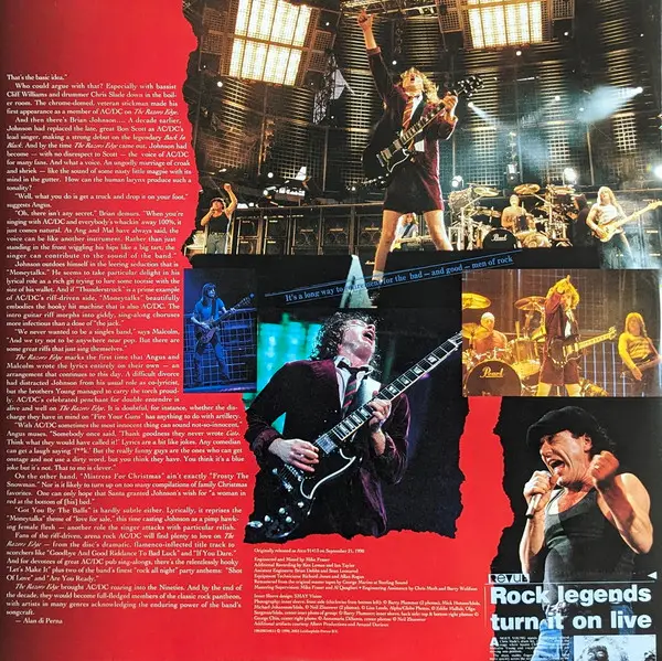 AC/DC - The Razors Edge (Gold, Edition, LP, Album, Reissue, Remastered, Stereo) - фото №7