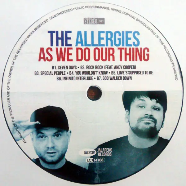 The Allergies - As We Do Our Thing (Альбом, Лимитированое) - фото №4