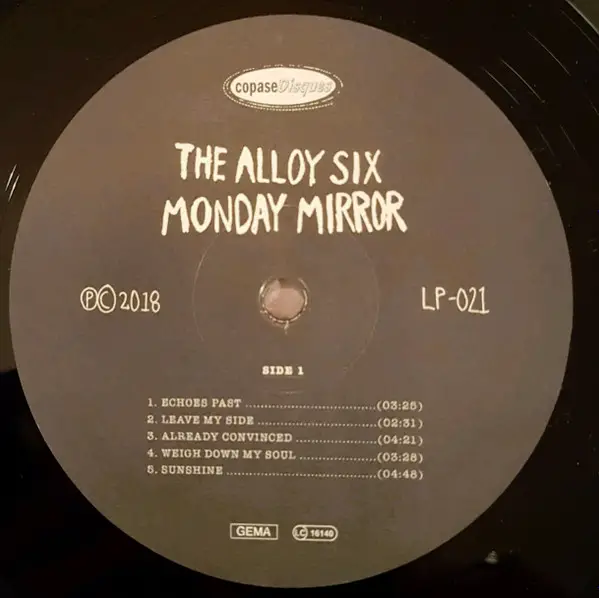 The Alloy Six - Monday Mirror (Альбом, Лимитированое) - фото №5