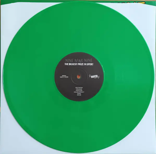 999 - The Biggest Prize In Sport (Green, LP, Album, Reissue) - фото №4