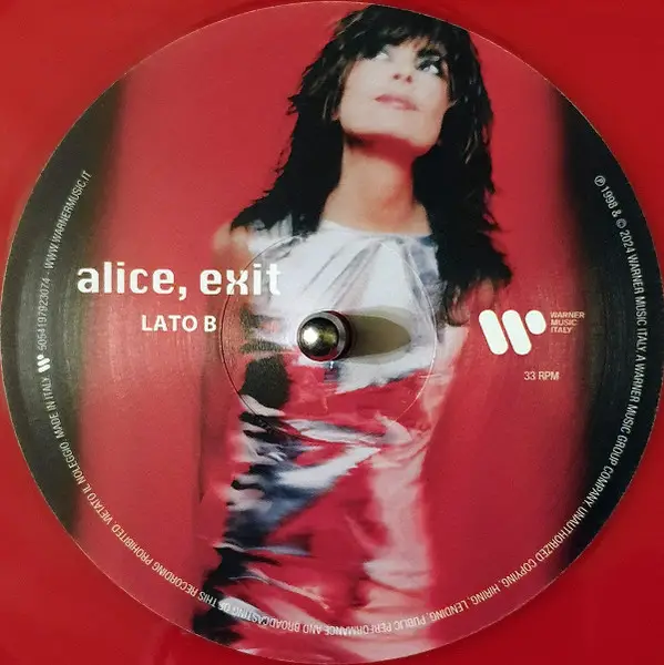 Alice - Exit (180 грамм, Красный, Альбом, Лимитированое, Пронумерованный, Переиздание) - фото №6