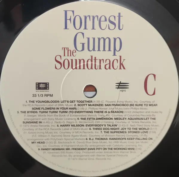 Various - Forrest Gump (The Soundtrack) (2 платівки, Збірник, Перевидання) - фото №5