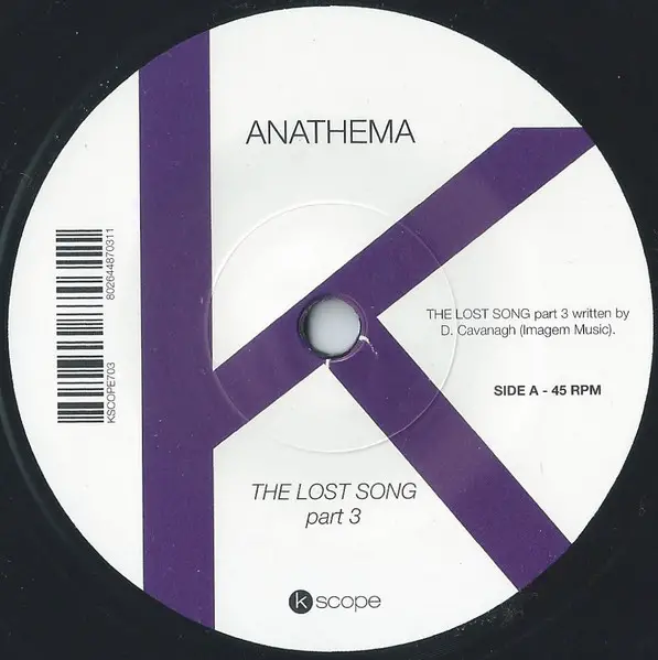Anathema - The Lost Song (Part 3) (45 об/мин, Сингл, Лимитированое) - фото №3