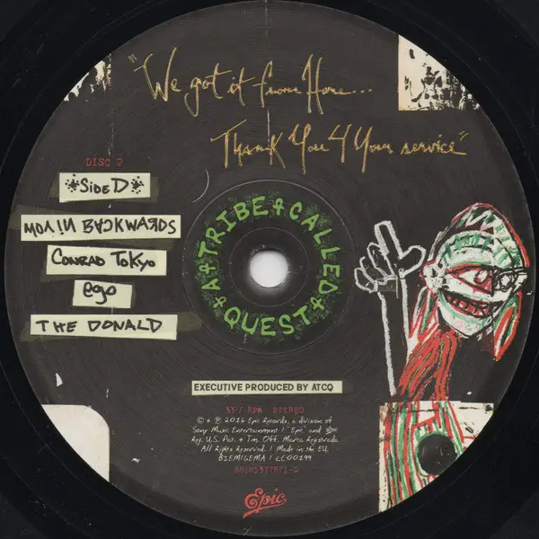 A Tribe Called Quest - We Got It From Here…Thank You 4 Your Service (2 платівки, LP, Album) - фото №6