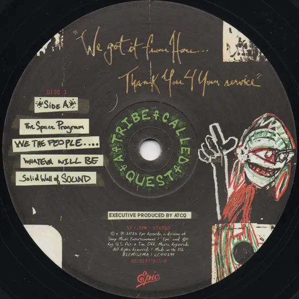 A Tribe Called Quest - We Got It From Here…Thank You 4 Your Service (2 платівки, LP, Album) - фото №3