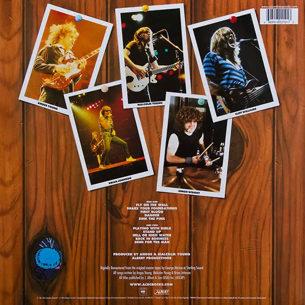 AC/DC - Fly On The Wall (180g, LP, Album, Reissue) - фото №2