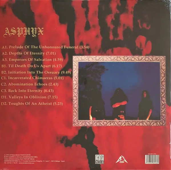 Asphyx - Asphyx (2 пластинки, Альбом, Лимитированое, Пластинка с изображением, Переиздание) - фото №2