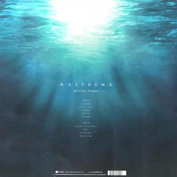 Anathema - Falling Deeper (Альбом, Лимитированое) - фото №2