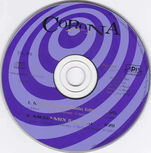 Corona - Megamix (Сингл) - фото №3