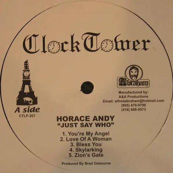 Horace Andy - Best Of Horace Andy Volume 1 - Just Say Who (Сборник, Дополнительная печать) - фото №3