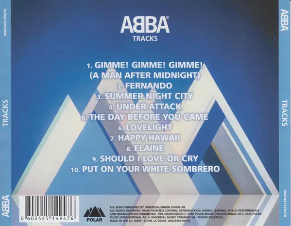 ABBA - Tracks (Compilation) - фото №2