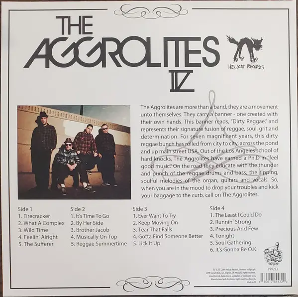 The Aggrolites - IV (2 платівки, Red, LP, Album, Reissue) - фото №2
