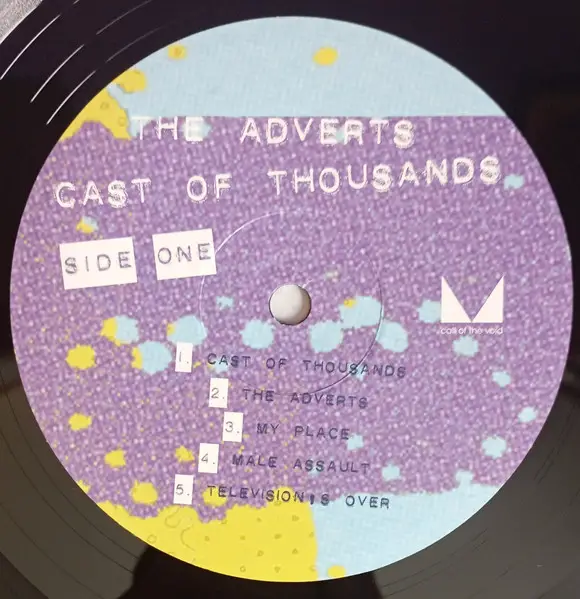 The Adverts - Cast Of Thousands  (LP, Album, Reissue) - фото №3
