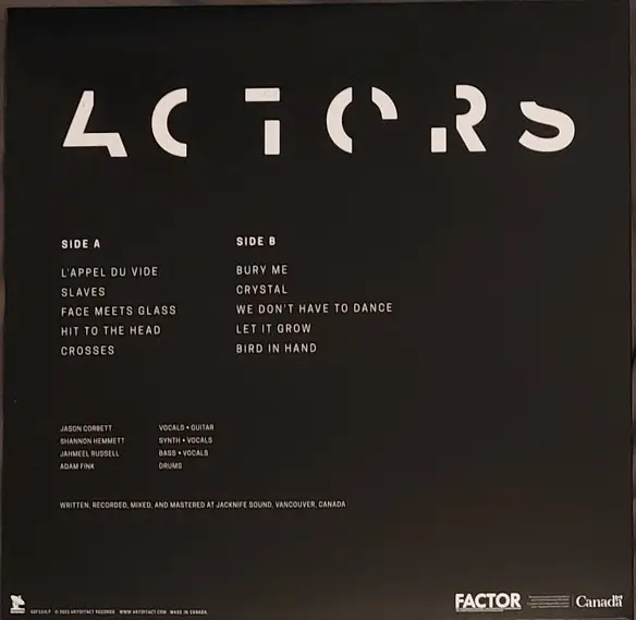 ACTORS - It Will Come To You (Purple, LP, Album, Reissue) - фото №2