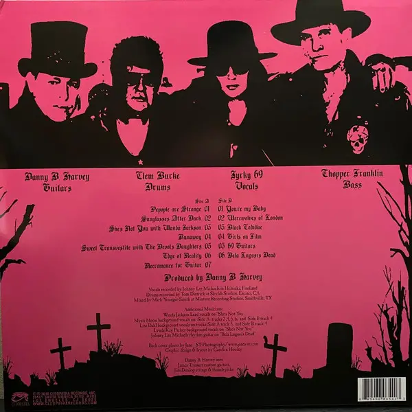 The 69 Cats - Transylvanian Tapes (Pink, LP, Album, Reissue) - фото №2