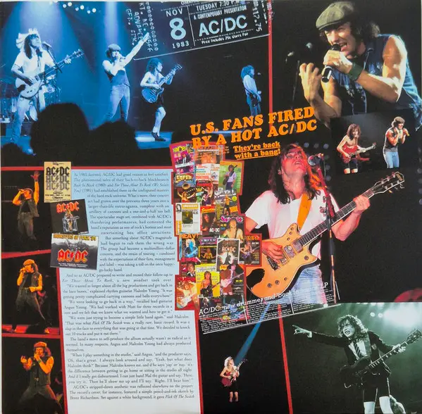 AC/DC - Flick Of The Switch (Gold, Edition, LP, Album, Reissue, Remastered, Stereo) - фото №7