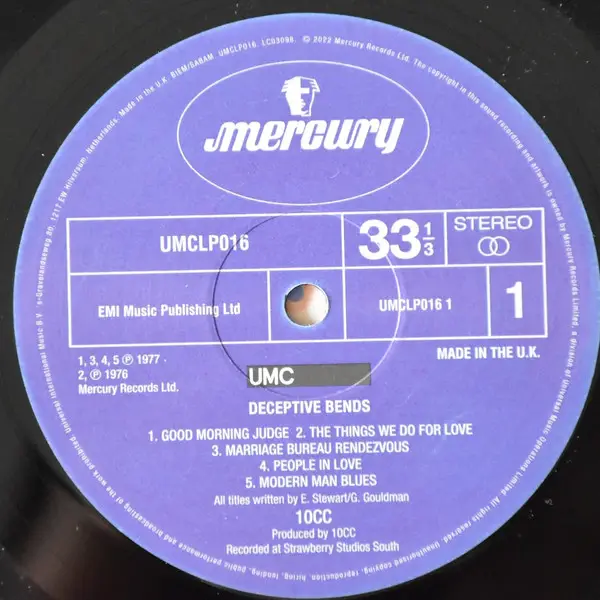10cc - Deceptive Bends (LP, Album, Reissue, Stereo) - фото №3