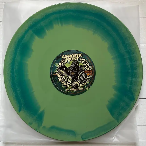 Agnostic Front - My Life My Way (Green, Olive, Blue, Transparent, LP, Album, Reissue, Repress) - фото №3