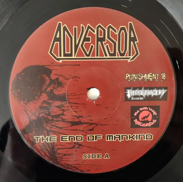 Adversor - The End Of Mankind (LP, Album) - фото №7
