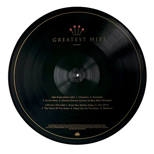 ABBA - Gold (Greatest Hits) (2 пластинки, Gatefold, Edition, LP, Compilation, Reissue, Remastered, Stereo) - фото №7