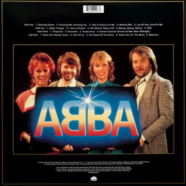 ABBA - Gold (Greatest Hits) (2 пластинки, Gatefold, Edition, LP, Compilation, Reissue, Remastered, Stereo) - фото №3