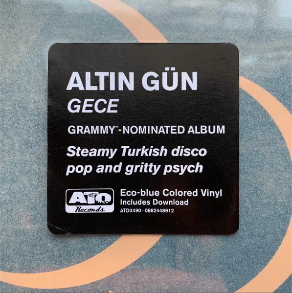 Altın Gün - Gece (Небесно синий, Альбом, Дополнительная печать) - фото №5