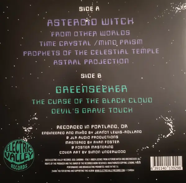 Asteroid Witch & Greenseeker - Asteroid Witch / Greenseeker (Розовый, Альбом, Лимитированое) - фото №2