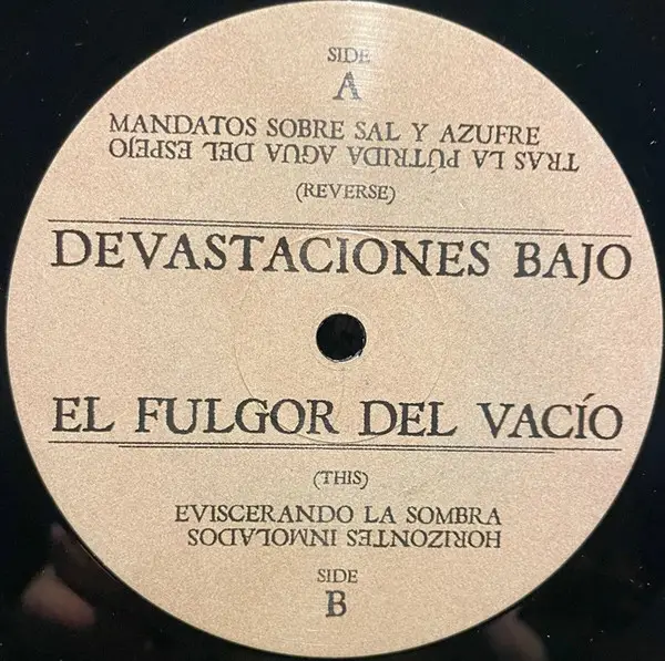 Ab'bhau - Devastaciones Bajo El Fulgor Del Vacío (Album) - фото №5