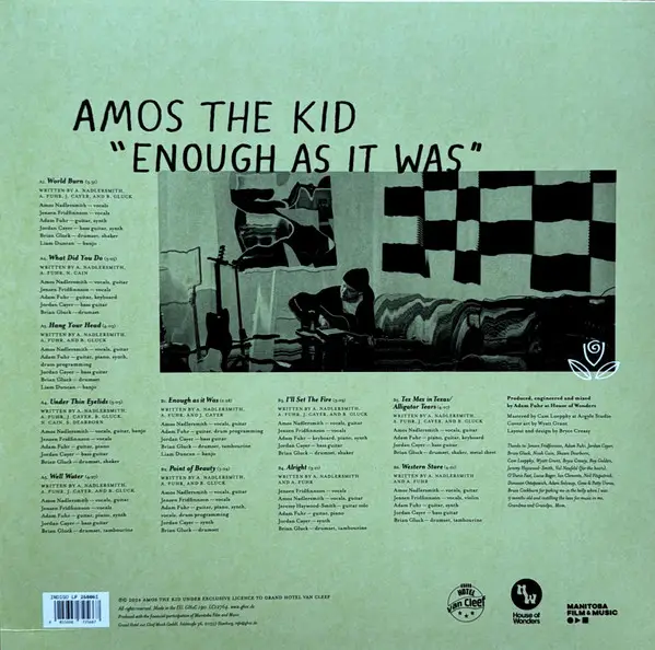 Amos The Kid - Enough as it Was (Альбом, Клубное издание) - фото №3