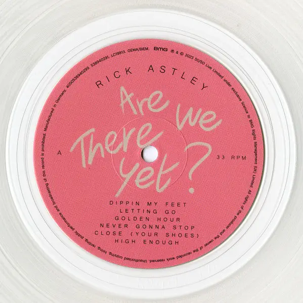 Rick Astley - Are We There Yet? (Цветной, Альбом) - фото №3