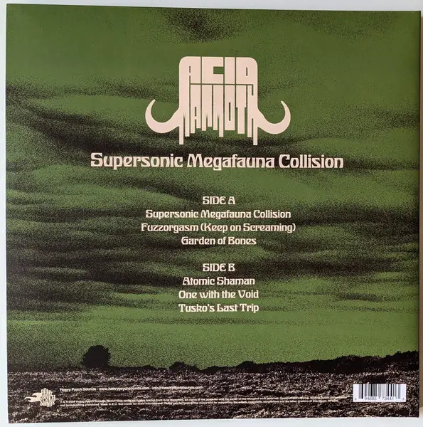 Acid Mammoth - Supersonic Megafauna Collision (Red, LP, Album) - фото №3