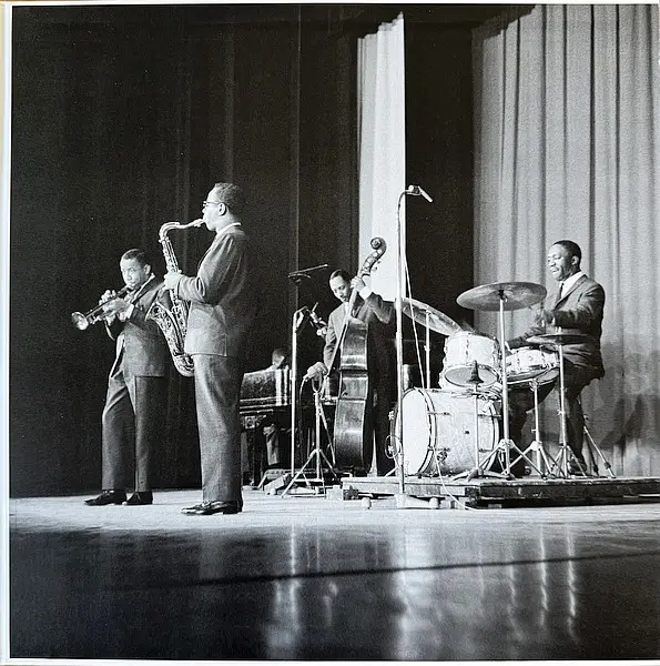 Art Blakey & The Jazz Messengers - Olympia Concert (2 платівки, Альбом, Лимітоване, Перевидання, Ремастеринг, Моно) - фото №3