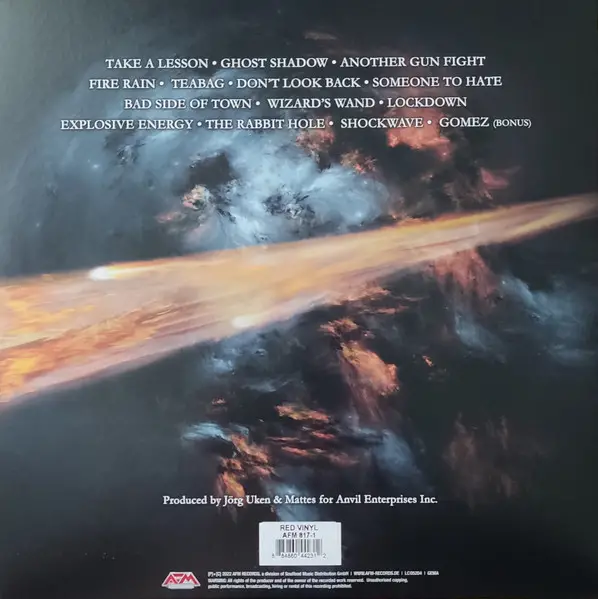 Anvil - Impact Is Imminent (Красный, Альбом, Лимитированое) - фото №3