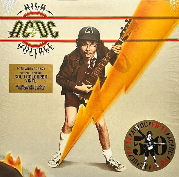 AC/DC - High Voltage (Gold, 180g, LP, Album, Reissue, Remastered, Stereo)